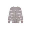 Men's Knitted Feather Yarn Pajamas Loungewear Cardigan